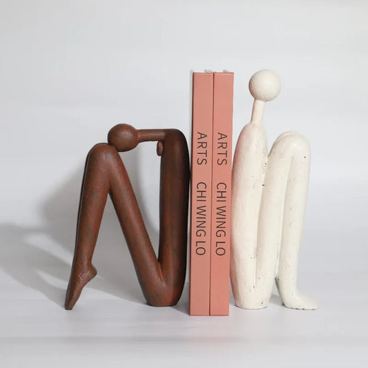 Abstrakte Buchstütze